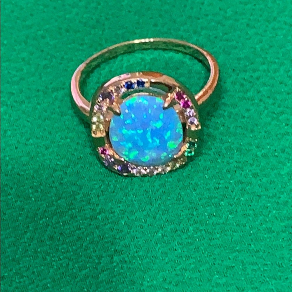 An opal ring